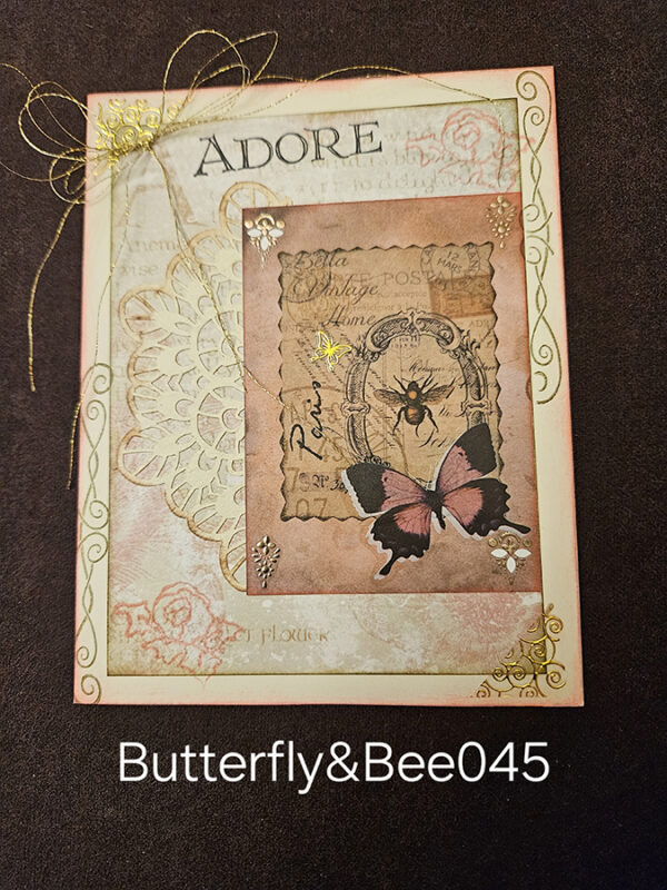 Butterfly & Bee Design 045