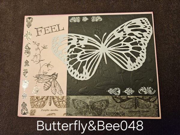 Butterfly & Bee Design 048