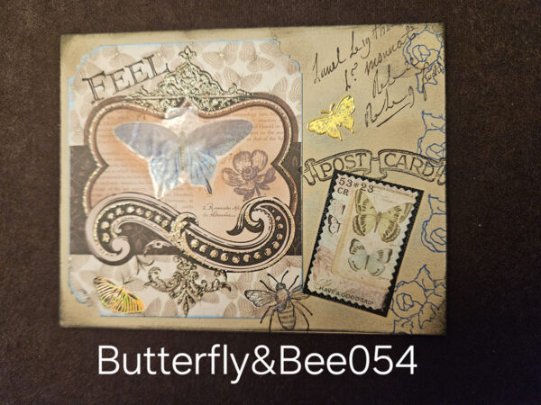 Butterfly & Bee Design 054